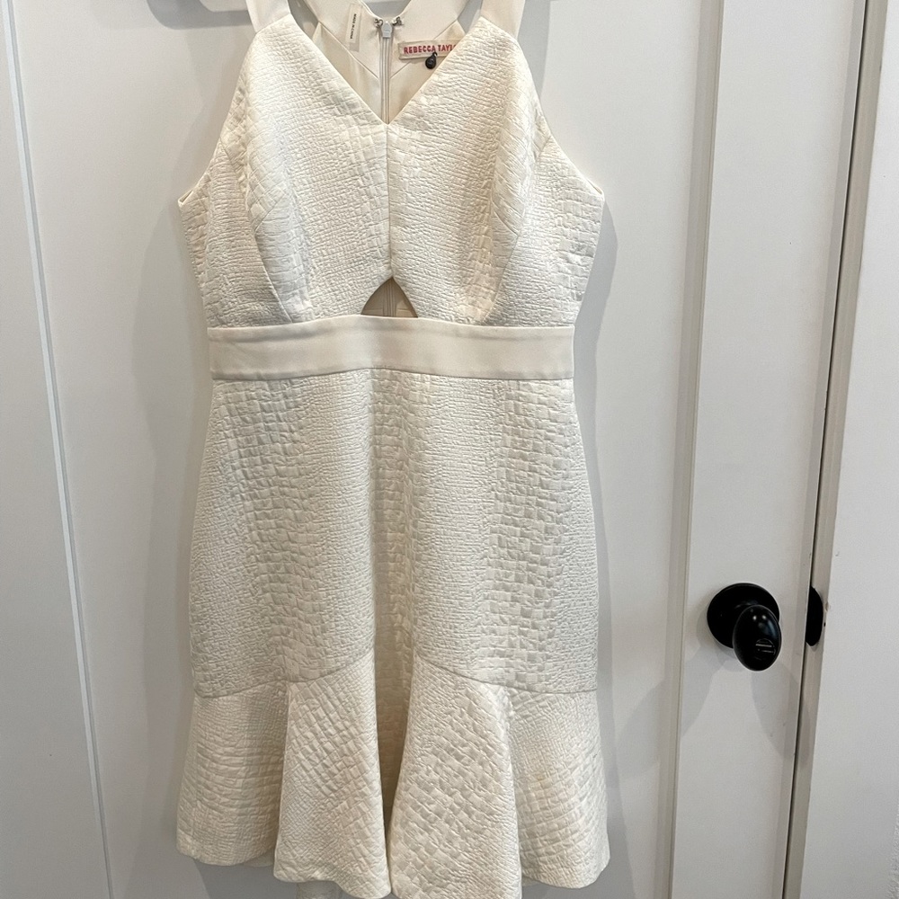 Adorable Rebecca Taylor Cream Dress- Small